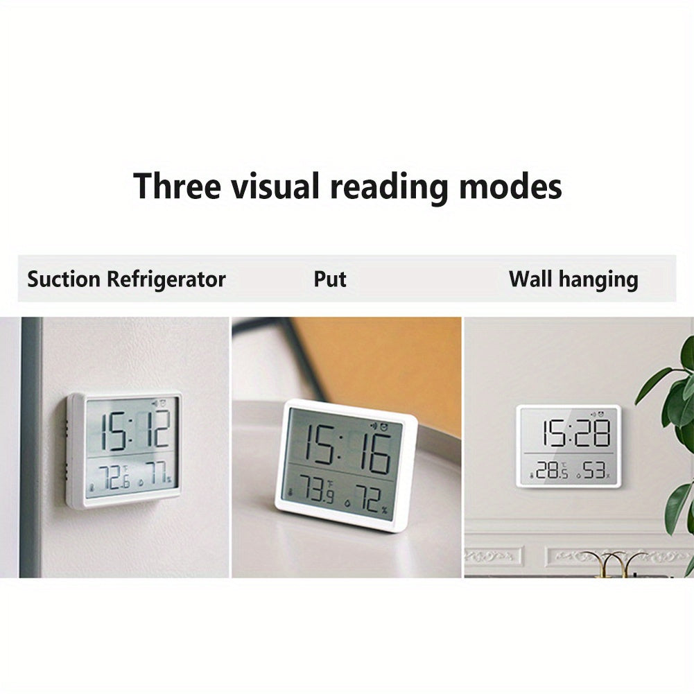 Digital Alarm Clock w/ Temperature+Humidity monitor