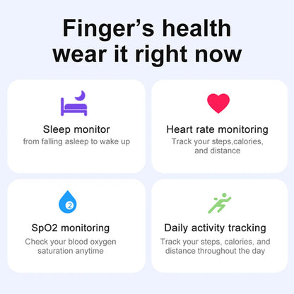 IP68 Waterproof Health Monitor Smart Ring