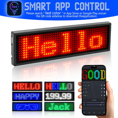 Wireless LED Badge