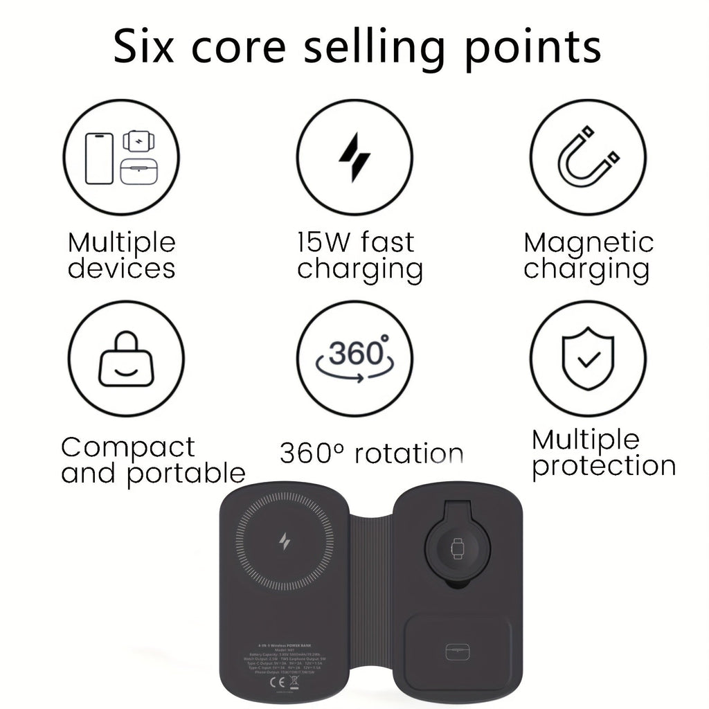 4 in 1 Magnetic Power bank