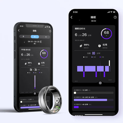 IP68 Waterproof Health Monitor Smart Ring