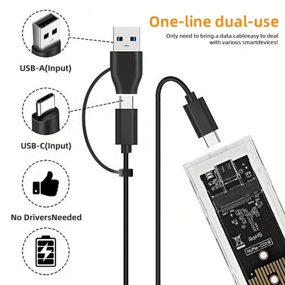 10GbpS Cable M.2 NVME PCIE&NGFF SATA