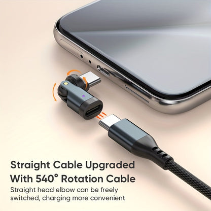 540° 240W C-Type Charging Adapter