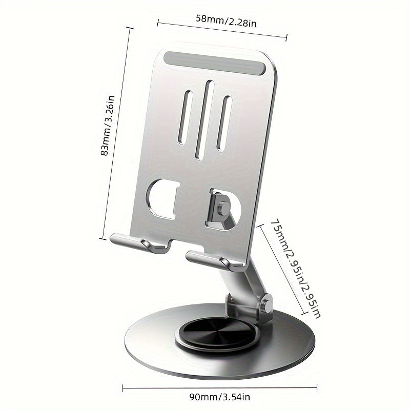 Metal Rotatable & Adjustable Phone Holder