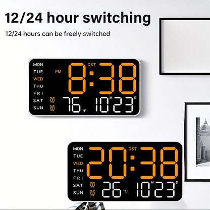 Voice Control Digital Wall Clock