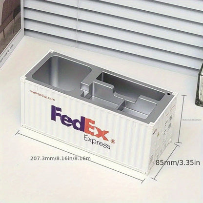 Industrial Style Container Desk Organizer