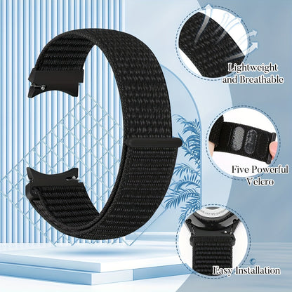 Galaxy Watch BAND ONLY Magnetic Silicone/Nylon 7/6/5/4